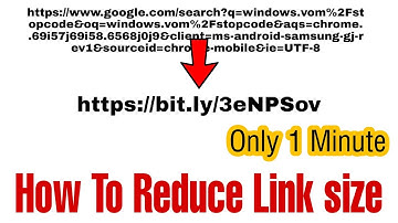 How to Short the Websites Long Links | Google and Bitly URL Shortener [Hindi]