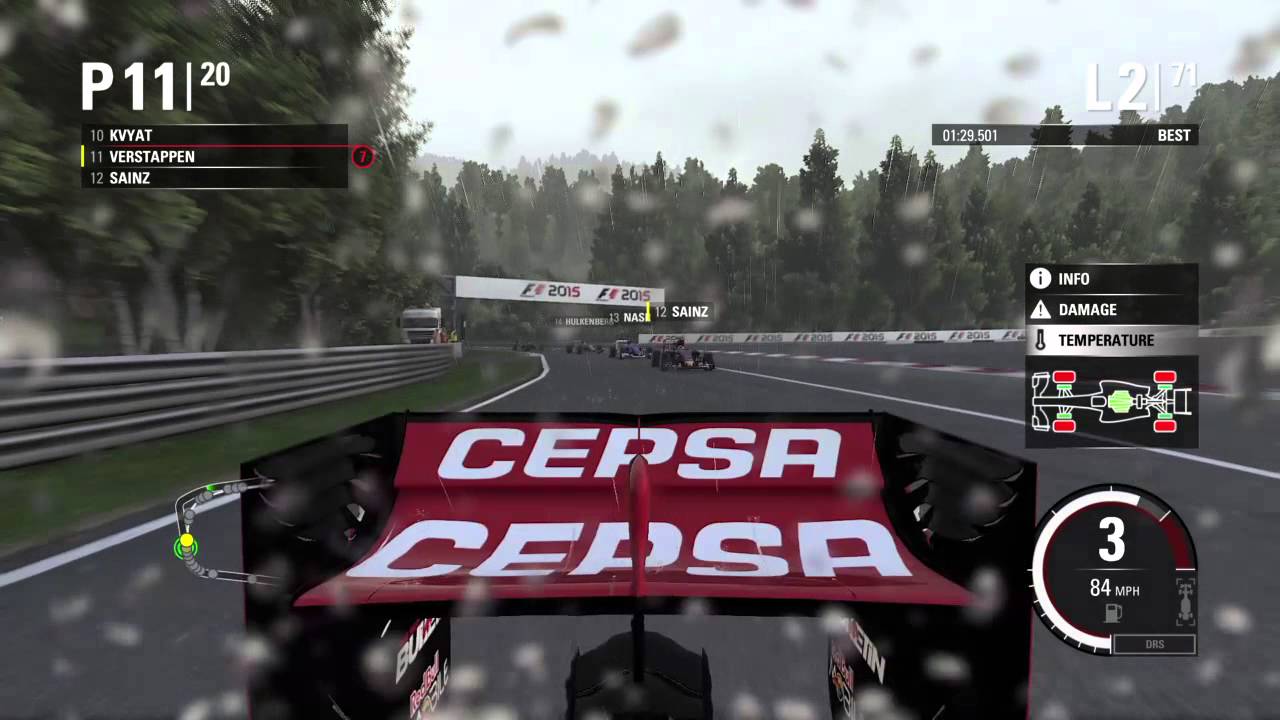 F1™ 2015 PS4 Weather bug