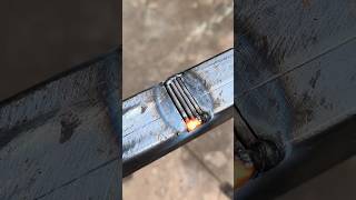 Great Method of Large Gap Root thin Square tube Welding of Pakistani Welder #fypシ#viral#youtubeshort