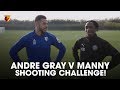ANDRE GRAY VS MANNY | SHOOTING CHALLENGES (WATFORD FC VS LIVERPOOL FC)