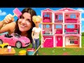 🏠✨Yeni Eve Hazırlık! İrem ve Barbie Temizlik ve Boya Yapıyor! Evcilik oyunları