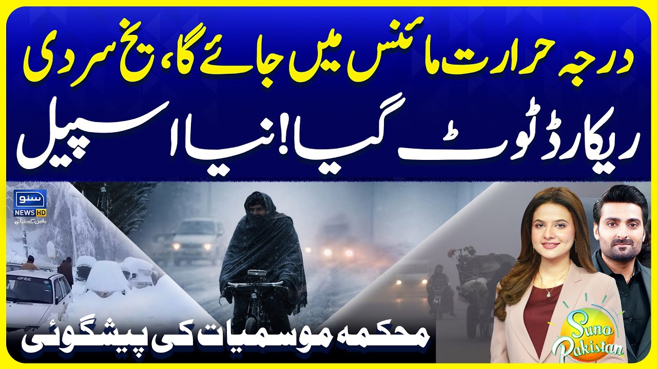Weather Alert Pakistan | Rainfall Forecast Explained | Suno Pakistan