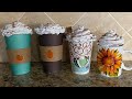 Fall faux food series | Pumpkin spice lattes and coffee mug topper