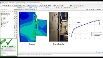 Stainless steel beam-to-column bolted connection under monotonic loading Abaqus