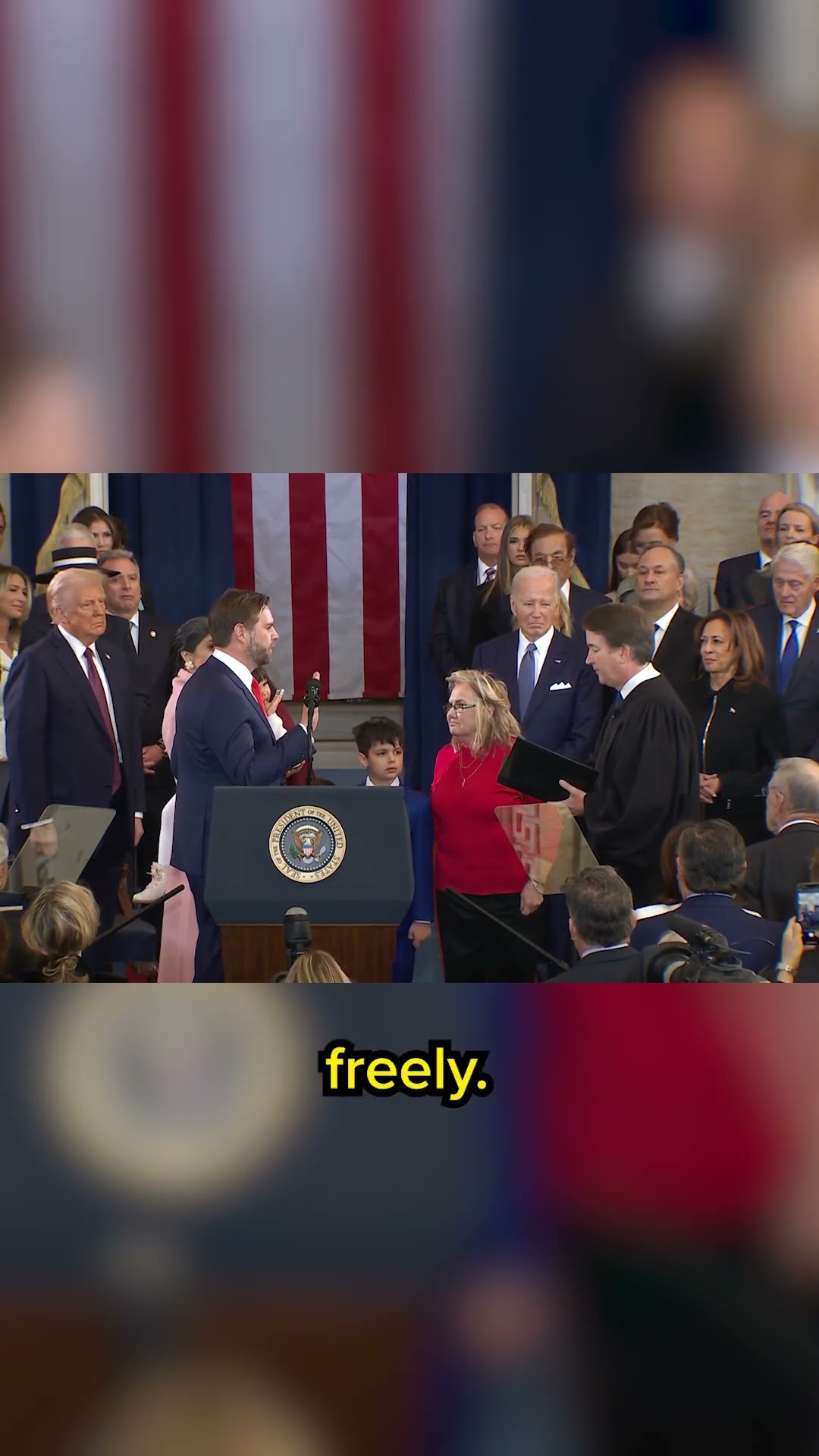 JD Vance sworn in as vice president of the United States