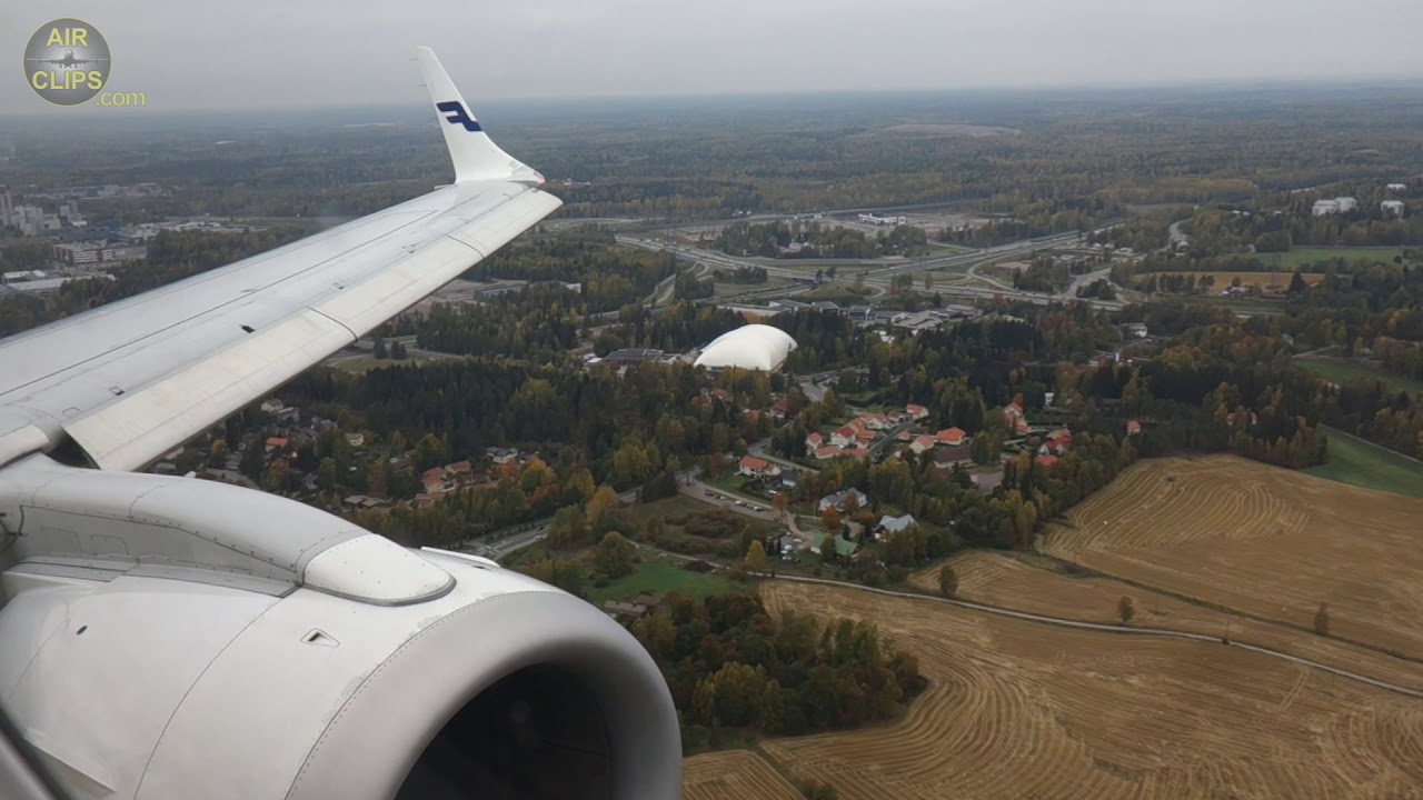 Norra - Nordic Regional (Finnair) Embraer E190 Home Base Landing in Helsinki! [AirClips]