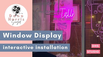 Interactive Window Display at Visual Philosophy