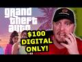 GTA 6 is A SCAM! $80 PRICE, DIGITAL ONLY, SINGLE PLAYER DLC for $100?!