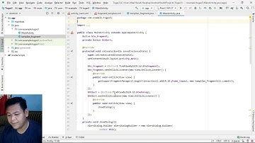 Belajar fragment dan dialog android studio