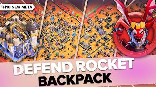 Top 10 Best TH18 ANTI-ROCKET BACKPACK BASES With Base Links | Best War and Trophy Bases