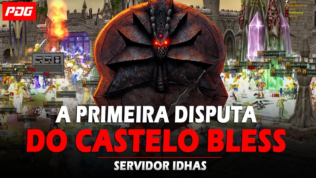 🔥 A PRIMEIRA GUERRA DO CASTELO BLESS NO IDHAS! - PDG Company em ação