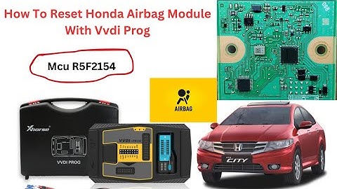 How To Reset Honda Airbag Module With Vvdi Prog ! 77960-TSV-W012-M2 ! Airbag Module Reset ! Crash