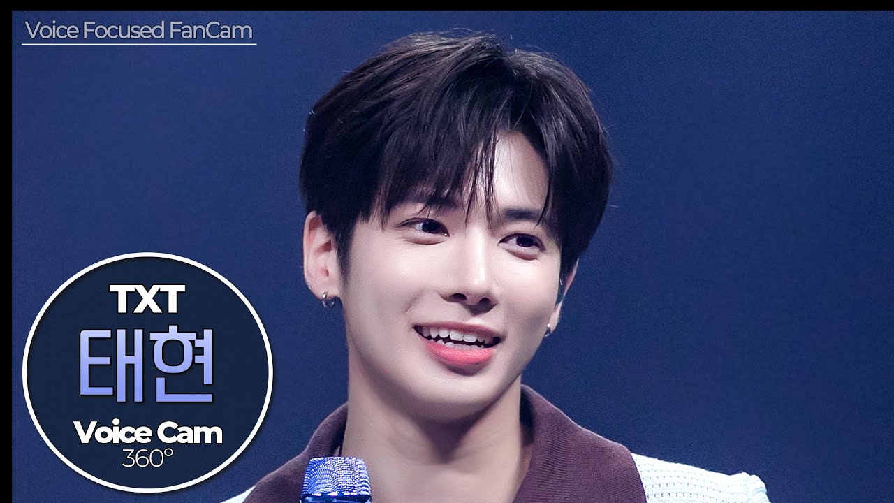 [보이스캠] 태현 (TXT)｜Voice Focused FanCam｜TAEHYUN of TXT 🎵Higher Than Heaven｜VoiceCam360˚