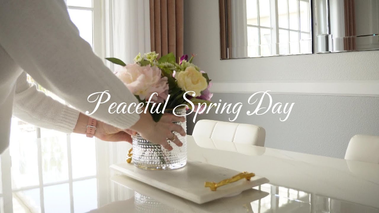 Slow Living | Peaceful Spring Cleaning | Silent Vlog