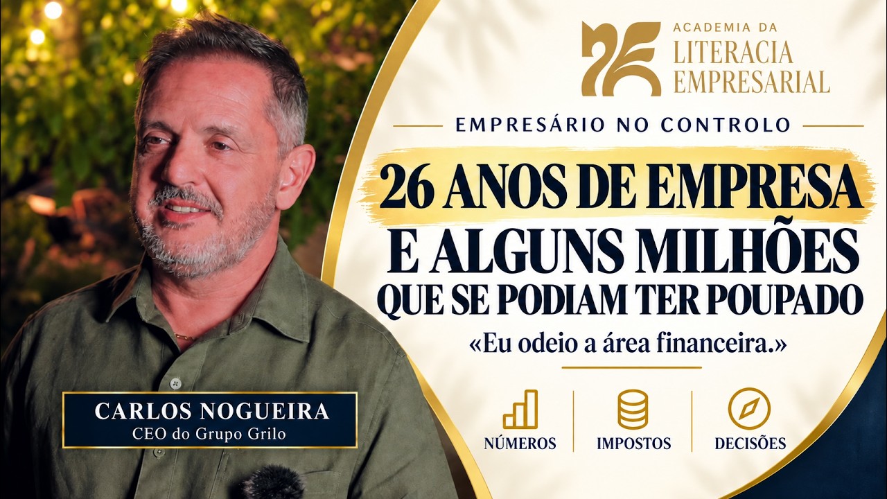 Carlos Nogueira: 26 anos de empresa e alguns milhões que se podiam ter poupado
