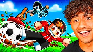 WE BECAME OVERPOWERED IN ROBLOX ILLEGAL SOCCER!