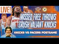 KNICKS LIVE! Missed Free Throws Crush Valiant KNICKS! | NY Leads Series 2-1 | Knicks vs Pacers Recap