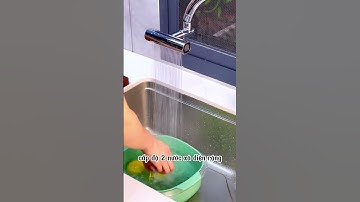 ĐẦU VÒI PHUN NƯỚC ĐA NĂNG ĐIỀU CHỈNH 4 CHẾ ĐỘ #shorts