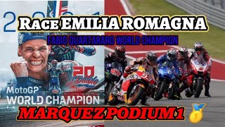 SAH....!! TARO JUARA DUNIA || MARQUEZ PODIUM 1 || FULL RACE MOTOGP EMILIA ROMAGNA 2021