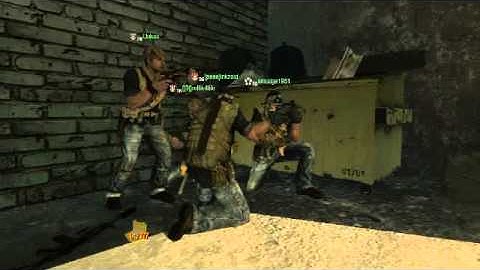 Trapped team mate in corner