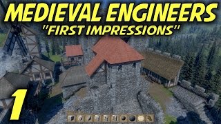 Medieval Engineers Gameplay / Let's Play (S-1) -Ep01- "First Impressions"