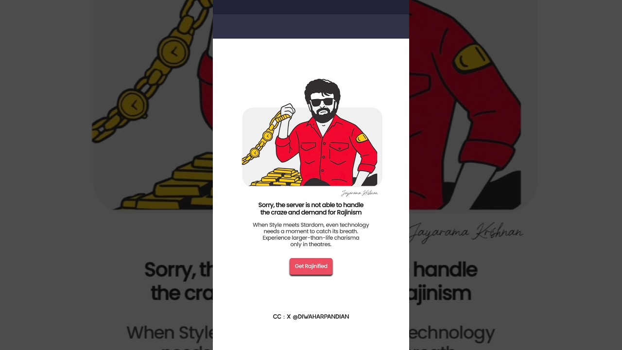 Failed booking sparks Rajinism idea 🕶️😎💡 | For Past 3 Days | BookMyShow