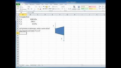 Thermodynamics Review - Steam Turbine - Part 1 of 2