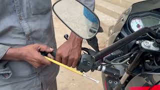 Pulsar 150 Handlebar modification  | KTM handlebar Instalation | Pulsar 150 Modification