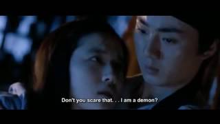 KowahanaTV Yifei Kissing Scene   liu yifei scene in Demon Hunter Martial Art Action Movie, 2014 1