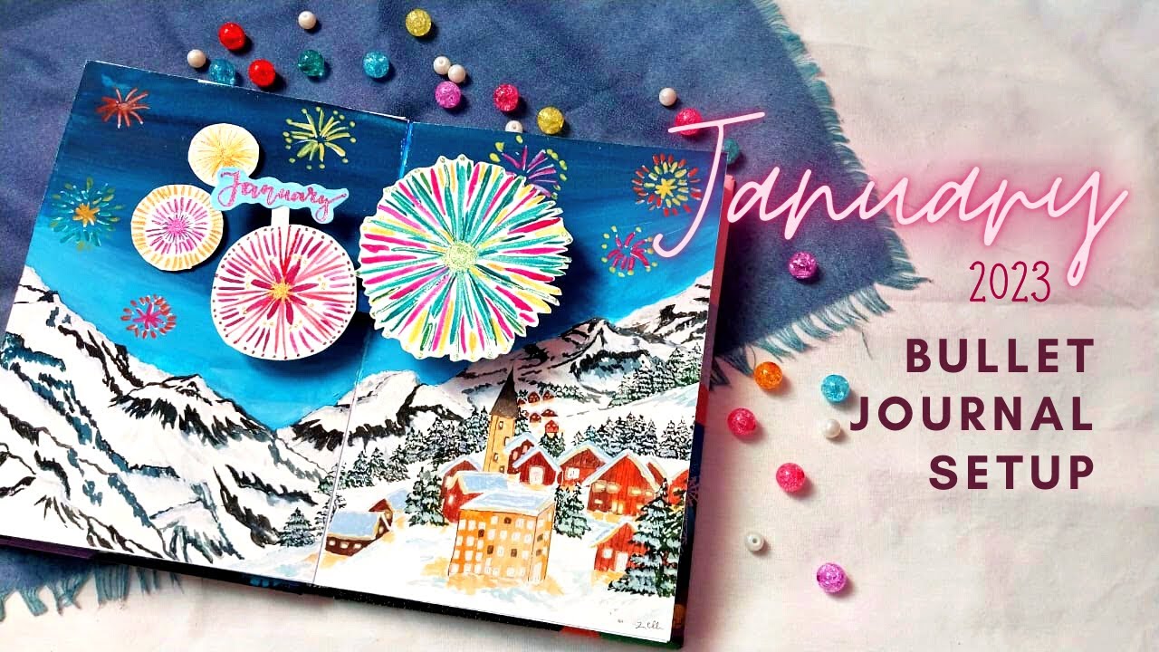 JANUARY 2023 PLAN WITH ME | Journal with me | Menyusun Bullet Journal Bulan Januari [ENG SUB]