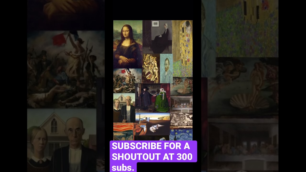 I collaged famous arts!