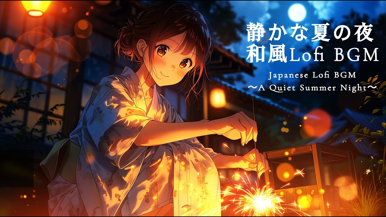 静寂の夜〜月明かりの灯火〜 静寂の夜〜月明かりの灯火〜 A Quiet Summer Night 𝄞 Japanese Lofi BGM