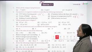 WISDOM MATHS CLASS 7 CHAPTER 1 INTEGERS A PEEK BEYOUND THE POINT