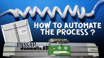 FULLY AUTOMATIC! Curly I-Cord With a Punch Card (Passap)