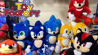 All toy factory Sonic movie plushies