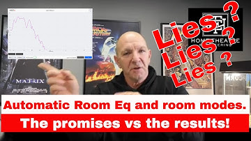 Room Correction (Auto Eq) Lies !! The problem with bass room modes.