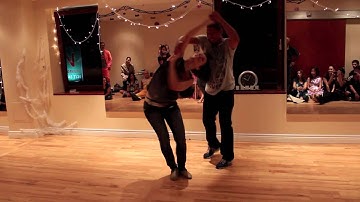 Luciano Gomes & Sofie da Silva - zouk demo, Mazouka Halloween party, Toronto, October 27, 2012