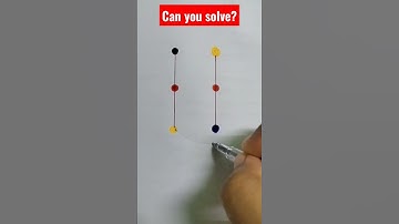 connect the same colours without cross the line _#puzzle #viral #trending #maths #mathmys #puzzles