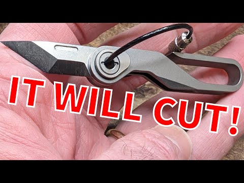 Tiny useful cutter: The Thrunite Keychain Knife
