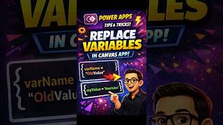 Replace words |canvas apps #shorts #powerapps #powerplatform #canvasapp #microsoft #tips #lowcodefx