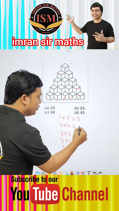 Trick To Find Number Of Cubes | Counting Figures Trick | Maths tricks #shorts #maths #imransirmaths
