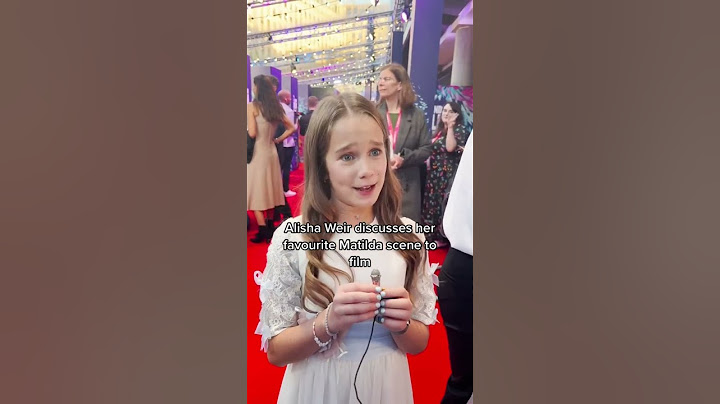Alisha Weir shares her favourite Matilda scene to film!