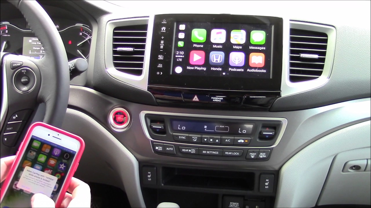 2017 Honda Pilot Apple Car Play Set Up Instructions