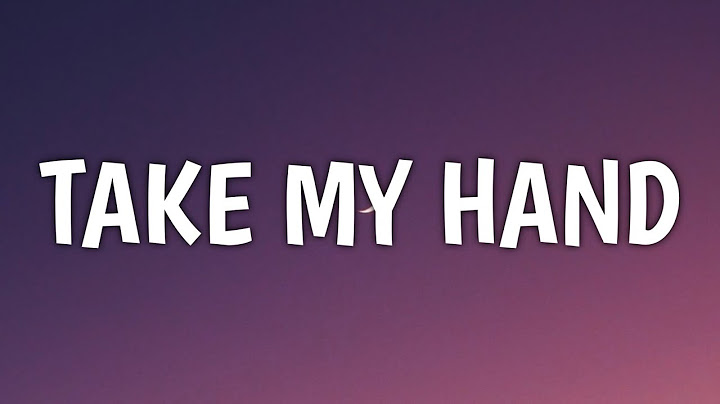 Take my hand matt berry lyrics