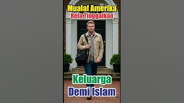 Mualaf Amerika rela tinggalkan keluarga demi Islam #shorts #mualaf