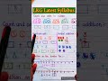 LKG Maths Syllabus #shorts #youtubeshorts #viralvideo #viralshorts