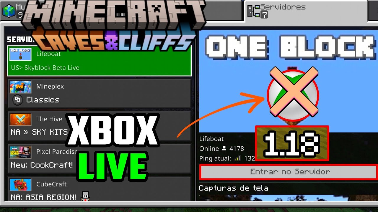 COMO JOGAR EM SERVIDORES SEM XBOX LIVE COM O MCPE PIRATA - MINECRAFT PE  1.14.0.2/1.13.0 