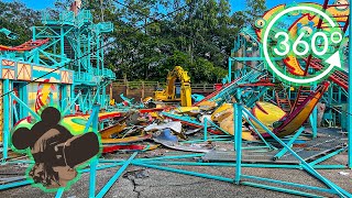 360º What&#39;s Left of the Primeval Whirl Rollercoaster Location at Disney&#39;s Animal Kingdom