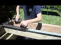 Deck track kit istallation  installation de lensemble de bandes de fixation pour patio