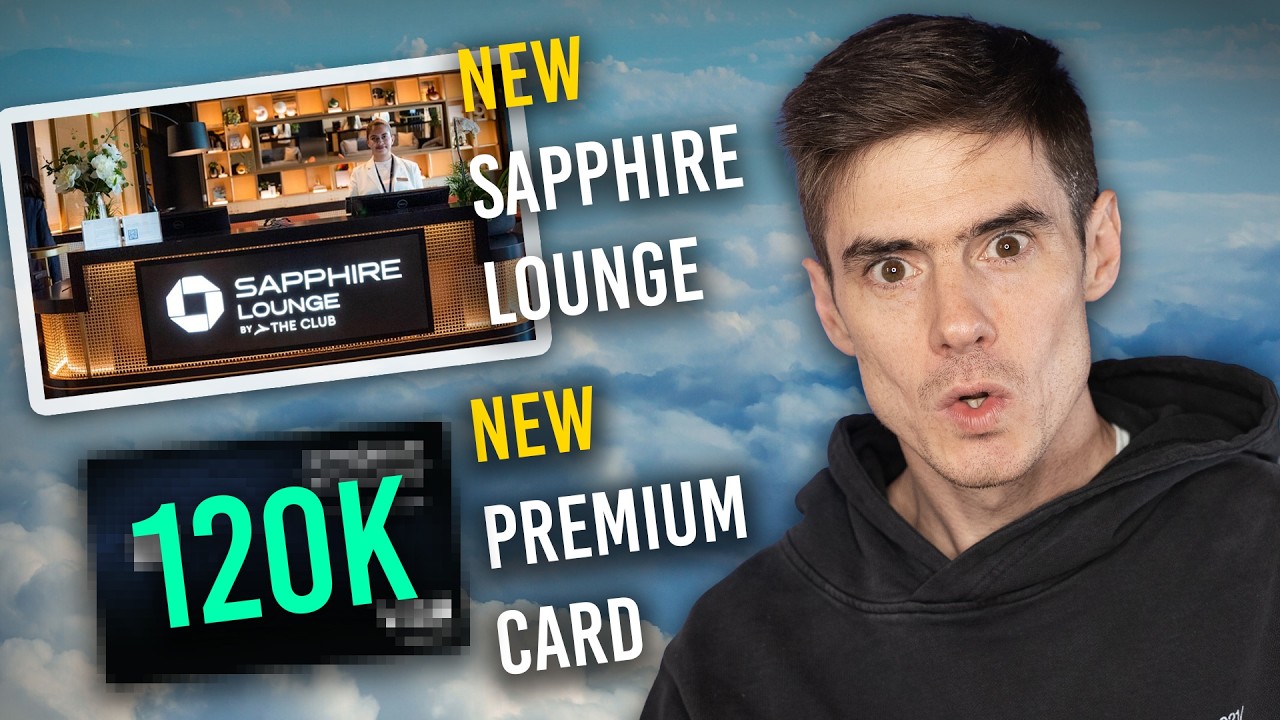 New Chase Lounge At THIS Airport + NEW Premium Credit Card - YouTube